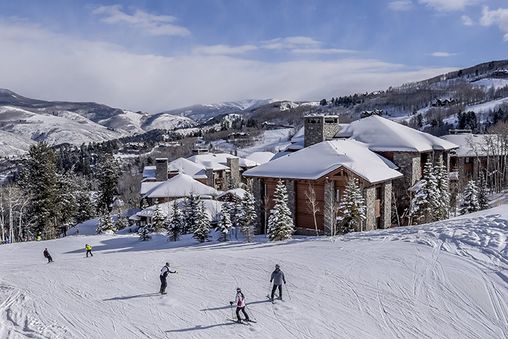 Ski-in/ski-out access is just outside building C