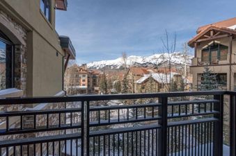 Lumiere One Bedroom Standard Residence balcony with mountain views