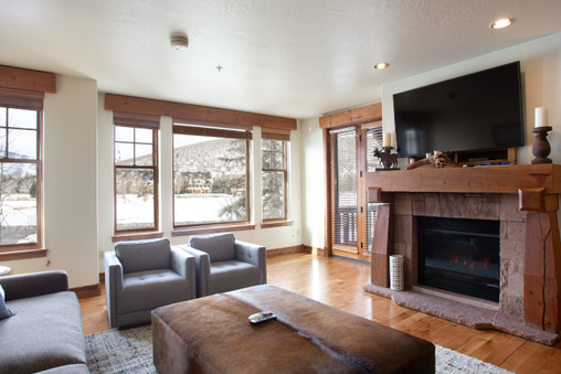 Fireplace in living room