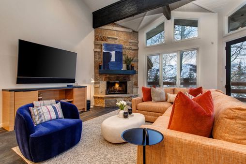 Stone Fireplace