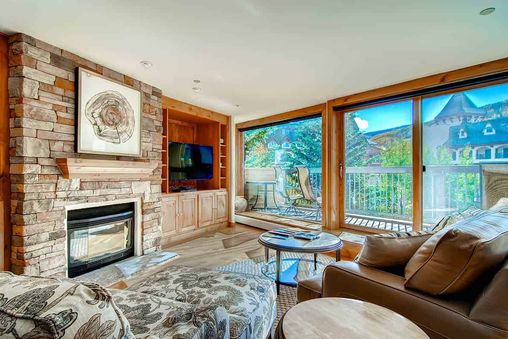 Fireplace in living room