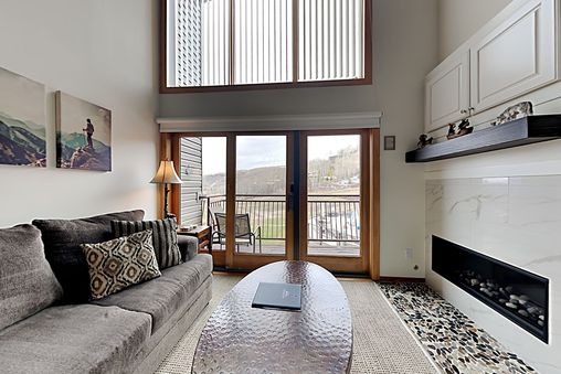 Fireplace in living room