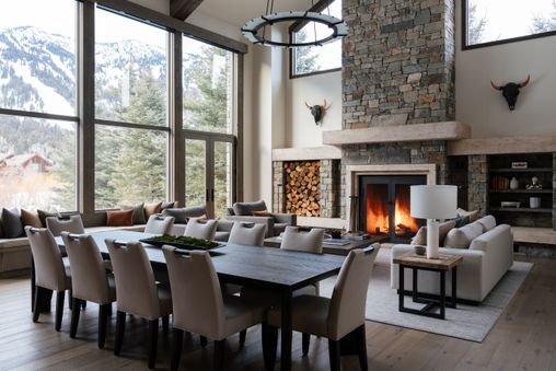 Fireplace in Great Room