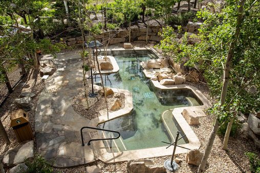 Oversized Shared Hot Tub
