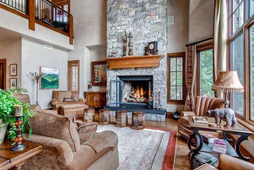Fireplace in Living Room