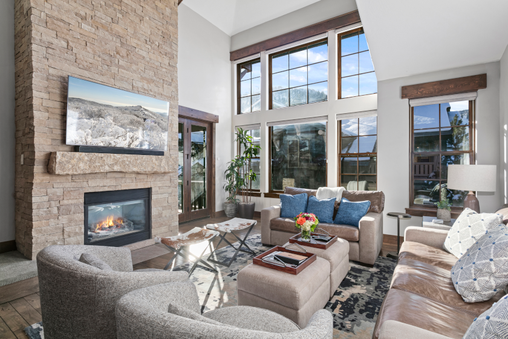 Fireplace in Living Room