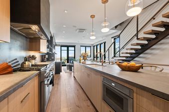 A view of the kitchen at Powder Peak Old Town.