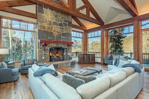 Gas Fireplace in Living Room