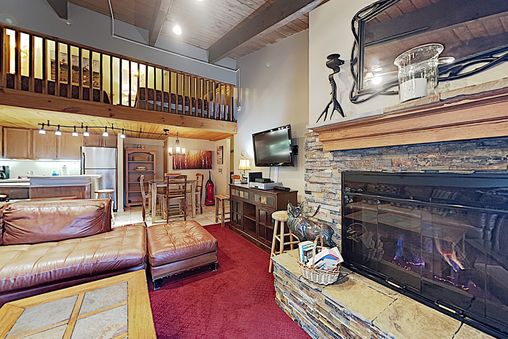 Fireplace in living room