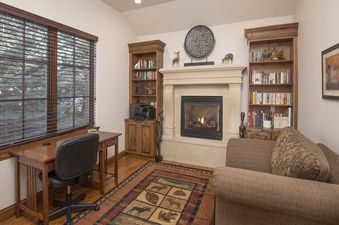10 Study with Fireplace