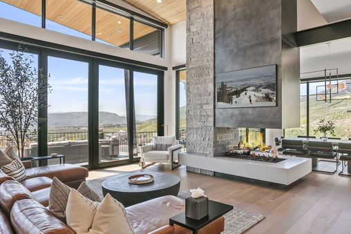 Stone Fireplace