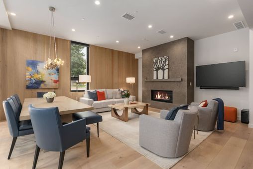 Stone Fireplace