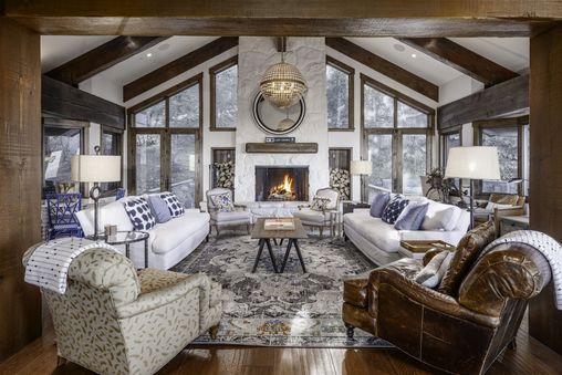 Wood-Burning Fireplace