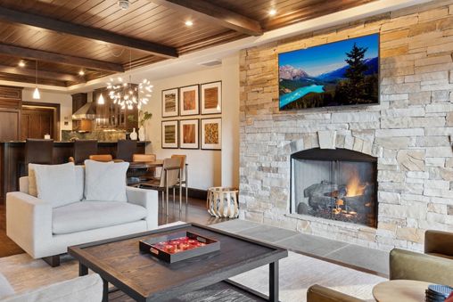 Fireplace in Great Room