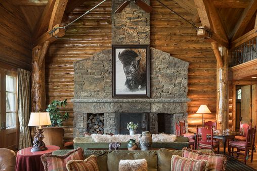 Wood Burning Fireplace
