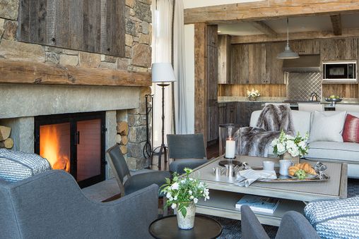 Fireplace in Living Room