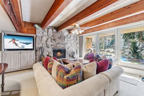 Stone Fireplace