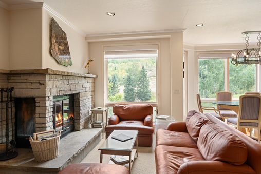 Fireplace in living room