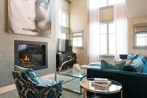 Fireplace in Living Room