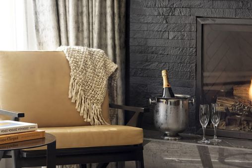 Fireplace in Room