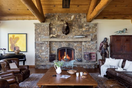 Fireplace in Living Room