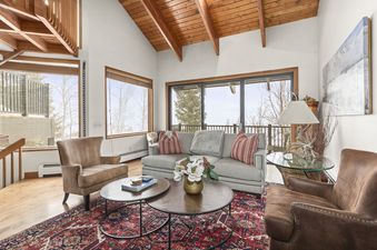 Inviting living area at Abode at Highpoint.