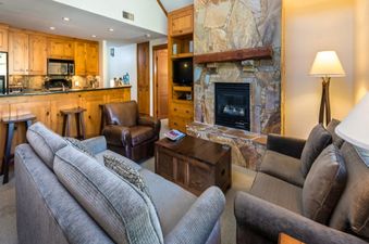 First Tracks Lodge Living Room