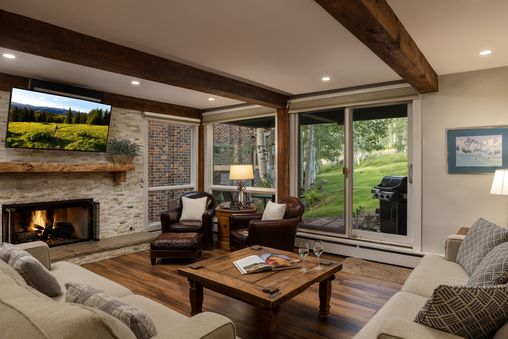 Brick Gas Fireplace