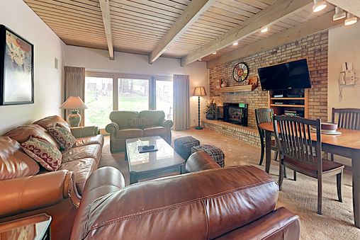 Fireplace in living room