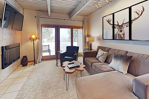 Fireplace in living room