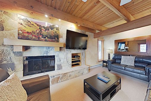 Fireplace in living room