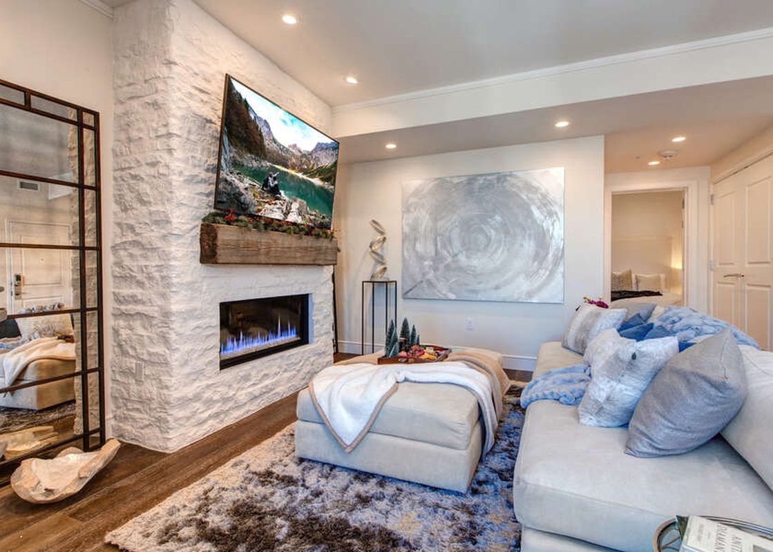 Comfortable living room in Abode at Sky Silver Edge.