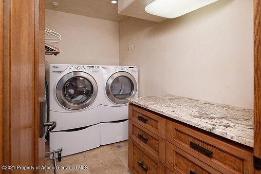 Washer and dryer in residence