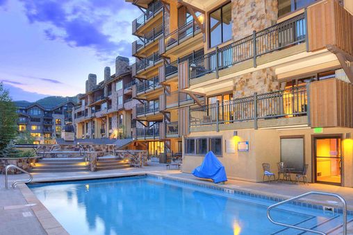 Outdoor Community Pool at the Landmark