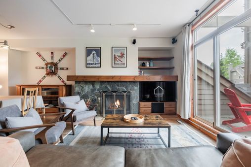 Wood Burning Fireplace