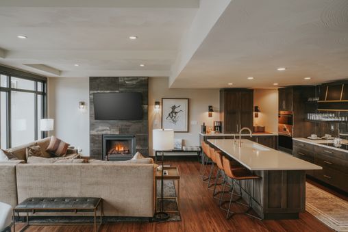 Fireplace in Living Room