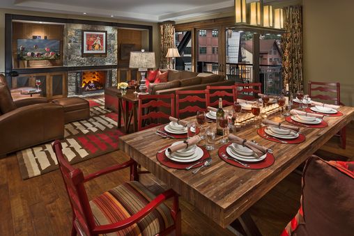Gas fireplaces and communal fire pit