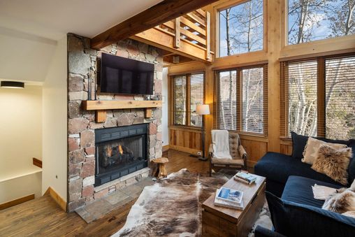Stone Fireplace