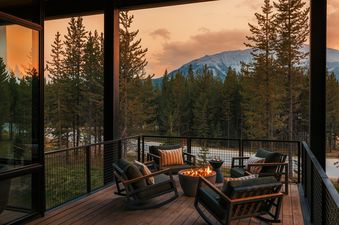 Private home terrace at One&Only Moonlight Basin