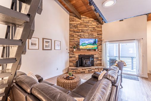 Wood fireplace