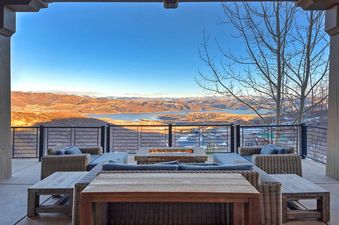A gorgeous patio view at Dreamscape 365.