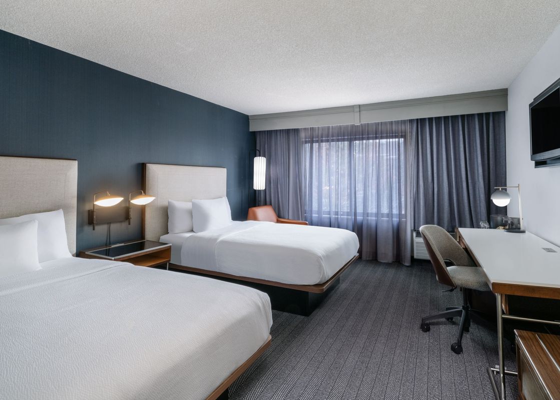 Courtyard Salt Lake City Airport 2 Double Guest Room