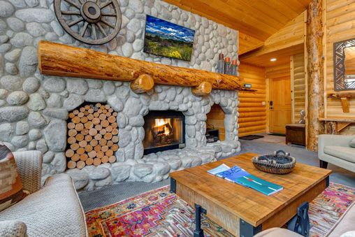 Fireplace in Living Room