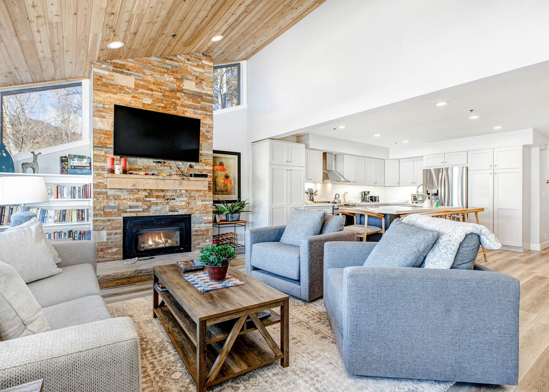 Chatham Crossing 2198 features a fireplace and a large living area.