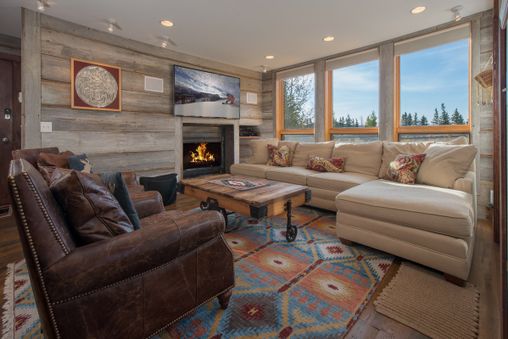 Barnwood Fireplace