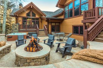 11 Fire Pit and Hot Tub