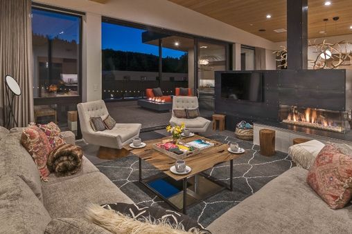 Fireplace in Living Area
