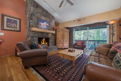 Rock Fireplace