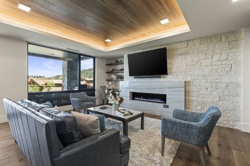 Fireplace in Living Room