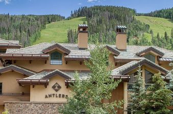 Antlers Vail Ski Slopes View